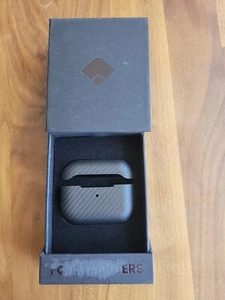 New Airpod Pro 1 Foam Masters Genuine Carbon Fiber MATTE Case  - Picture 1 of 3