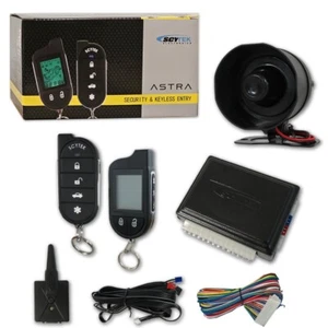 NEW Style Scytek Astra Car Alarm With Keyless Entry & LCD 2-way Remote - Picture 1 of 1