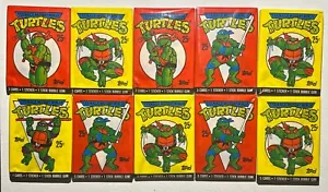 TMNT 1989 Topps Teenage Mutant Ninja Turtles Series 1 Sealed Trading Card Pack - Picture 1 of 2