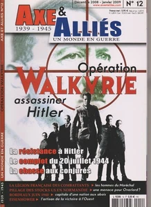 AXE & ALLIES N°12 OPERATIO WALKYRIE / BORDEAUX 40/ EISENHOWER / PILLAGE STOCK US - Imagen 1 de 2