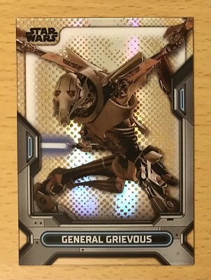 2023 TOPPS STAR WARS HIGH TEK BASE GENERAL GRIEVOUS REVENGE OF THE SITH 1 - Image 1 of 2