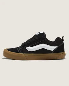Vans Knu Skool Shoes - Black/Gum [VN0009QCB9M1] - Picture 1 of 5
