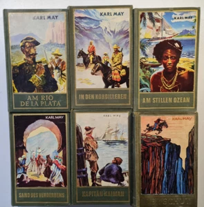 Konvolut 6 Bücher Karl May 1952 - 1955 original Verlag Zustand gut bis sehr gut - Bild 1 von 1