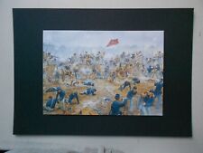 MILITARY FINE ART PRINT- THE STORMING OF CASEY'S REDOUBT BY ARTIST  STEVE NOON