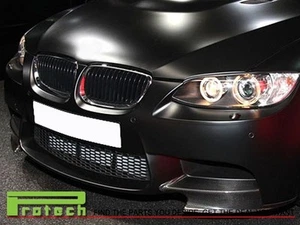 P Style Carbon Fiber Bumper Splitter Lip For BMW 2008-2013 E90 E92 E93 M3 only - Picture 1 of 3