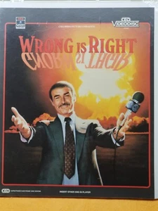 ced video disc new sealed Wrong is Right Sean Connery Robert Conrad 1981 - Picture 1 of 2