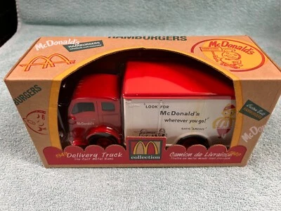 Camión de reparto McDonald’s 1949 banco de metal fundido a presión (nuevo en caja) 1998 ERTL Co. Foto 1 de 4