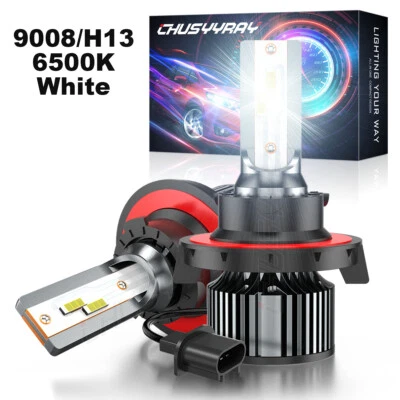 Faros LED H13/9008 haz alto/bajo para Ford Freestar 2004-2007 6000K 2 piezas Foto 1 de 4