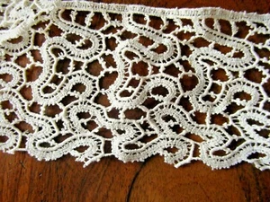 mercerie decor ancien broderie a l aiguille main # - Picture 1 of 3
