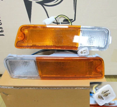 Mitsubishi Triton MK 96-06 Front Bar Indicator bumper Lights l200 pickup ute 97 - Image 1 of 4