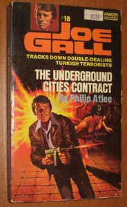 VTG Mystery Paperback Philip Atlee Joe Gall 18 The Underground Cities Contract - Imagen 1 de 2