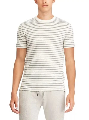 Футболка Ralph Lauren Puple Label Lisle индивидуальный покрой Peru Pima хлопок в полоску размер XL - Изображение 1 из 4