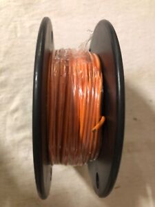 Belden 16AWG Silver Coated Hook Up Wire, 100Feet, Orange TFE Insulation