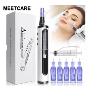 PENNA ELETTRICA HIDRA PENNA AGO CARTUCCIA MICRONEEDLING CURA BELLEZZA PELLE VISO - Foto 1 di 48