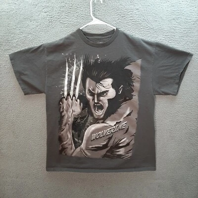 Giant Shirt Adult Extra Large Gray Wolverine X Men Avengers Hugh Jackman Y2K - Image 1 of 4