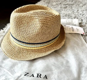 NEU Zara Kinderhut in naturfarben Gr. L 56 - Bild 1 von 4