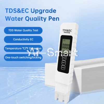 Water Quality Detection Pen Household Drinking Water TDS / EC / TEMP Test Meter - Image 1 of 4