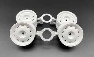 TAMIYA 1:10 M CHASSIS FELGEN WEISS (4 ST) ZU CITROEN CV / VW KÄFER # 9339081 - Bild 1 von 3