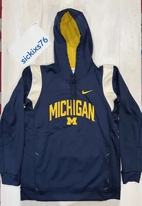 Nike University of Michigan Wolverines Therma-FIT On-Field Hoodie M [DN6534-419] - Picture 1 of 8