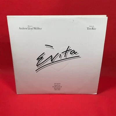 ANDREW LLOYD WEBBER & TIM RICE Evita 1976 UK double vinyl LP soundtrack BOOKLET - Image 1 of 4