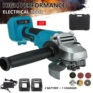 Cordless 4-1/2 Power Angle Grinder for Makita 21V Max Battery Brushless 9000 RPM - Picture 1 of 20