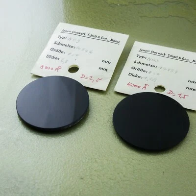 NG 3 NG 9 filter 50 mm SCHOTT Zeiss Jena sun observation binocular eyepiece ☆☆☆ - Image 1 of 3