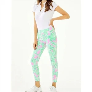 LILLY PULITZER Luxletic 28" Corso Hose Größe 6 Mandevilla Pink Sand Paradise 6 - Bild 1 von 11