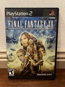 Final Fantasy XII 7 PlayStation 2 PS2 Game US USA NTSC Complete Manual Full Art - Picture 1 of 6