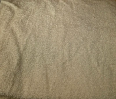 Terry Cloth Towel Cream Fabric 45" Wide 100% Cotton 56 inches New - Image 1 of 3