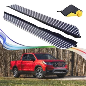 Fit Honda Ridgeline 2017-2026 Running Boards Side Step Pedals Nerf Bar W/Bracket - Picture 1 of 9