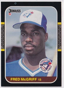 1987 Donruss #621 Fred McGriff (RC) - Picture 1 of 1