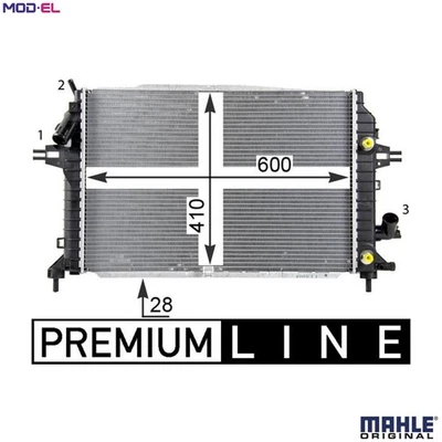 RADIATOR ENGINE COOLING CR 1857 000P FOR VAUXHALL ZAFIRA/Mk/II OPEL 4cyl 1.7L - Image 1 of 4