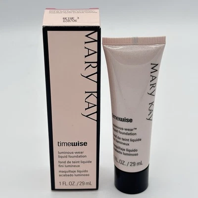 Mary Kay Timewise Luminous Wear Liquid Foundation in BEIGE 3 038706  1 Fl. Oz - Image 1 of 3