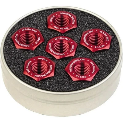 Driven Racing - DSN6RD - Ducati 6 Bolt Sprocket Nuts, Red - Image 1 of 4
