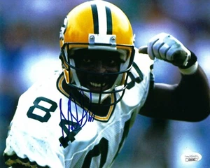 Sterling Sharpe Hand Signed 8x10 Photo JSA #UU04363 Green Bay Packers Football - Picture 1 of 2