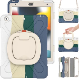 Strap Case For Samsung Galaxy Tab S9 FE S9 S8 S7 A9 A8 A7 Stand Shockproof Cover - Picture 1 of 243