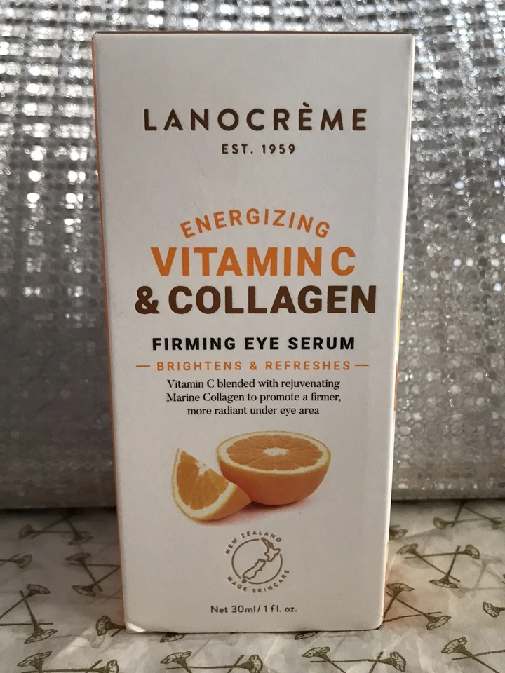 Lanocreme Energizing Vitamin C & Collagen Firming Eye Serum 30ml New and Boxed - Image 1 of 1