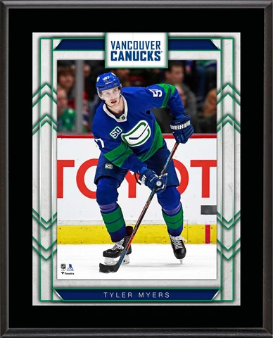 Tyler Myers Vancouver Canucks 10.5" x 13" Sublimated Player Plaque Cover
