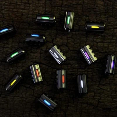 Titanium Knife Lanyard Bead Paracord Pendant Glow in the Dark 25 Years Life EDC - Image 1 of 4