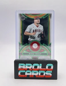 MIKE TROUT Stamp of Approval Green /99 2023 Topps Tribute Angels #SOA-MT - Picture 1 of 2
