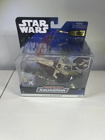 Star Wars Micro Galaxy Squadron Obi Wan’s Jedi Star Fighter Launch Edition Cover