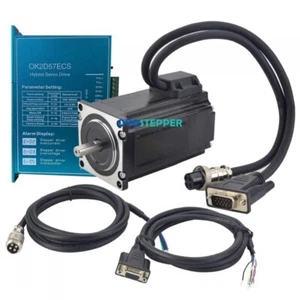 Nema 23 Closed Loop Schrittmotor 1,8° 2NM 283Oz-in & Closed Loop Treiber Kit - Bild 1 von 37