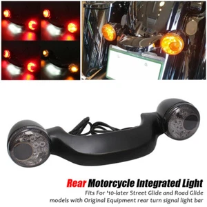Motorcycle LED Rear Brake Tail Light Bar Turn Signal For Harley Touring Glide - Picture 1 of 10