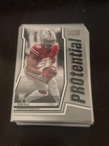 823-5 2022 Panini Score Football Protential RC Chris Olave Ohio St Buckeyes - Picture 1 of 1