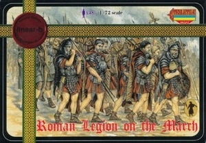 Strelets #M007 Roman Legion on the March 48 Figur grau Maßstab 1:72 - Bild 1 von 2