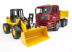 ,BRUDER, Volquete MAN TGA 6x4 con pala cargadora Ech1/16, 1/16, BRU2752 - Imagen 1 de 2