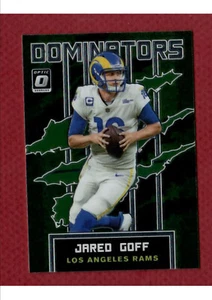 2020 Optic Jared Goff "Dominators" Insert Card! RAMS! LÖWEN! - Bild 1 von 1