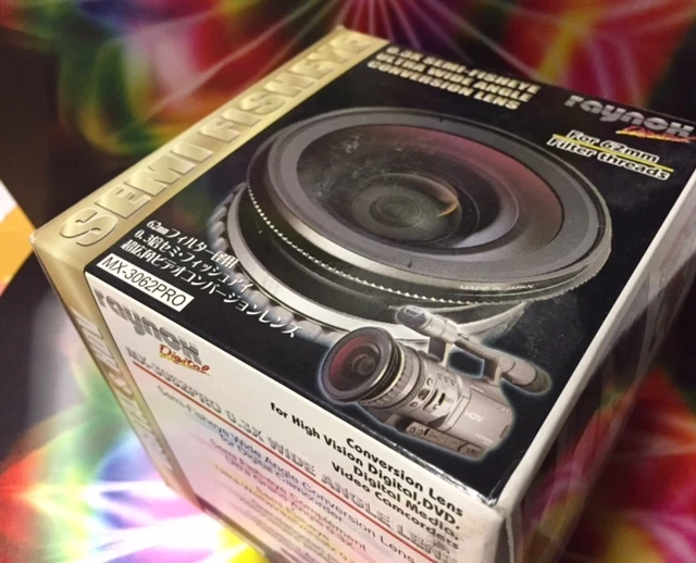 Raynox MX-3062 PRO 0.3x Semi-Fisheye WIDE ANGLE CONVERSION LENS 43-52-62-58-67mm - Image 1 of 4