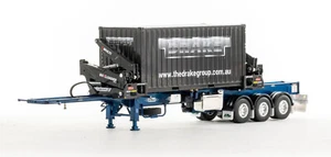 Drake ZT09264 AUSTRALIAN O’Phee BoxLoader Side Loading Trailer & Container 1:50 - Picture 1 of 8