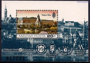 Hungary 1984 Hilton Hotel Buildings Tourism Architecture Travel  m/s MNH - Picture 1 of 1